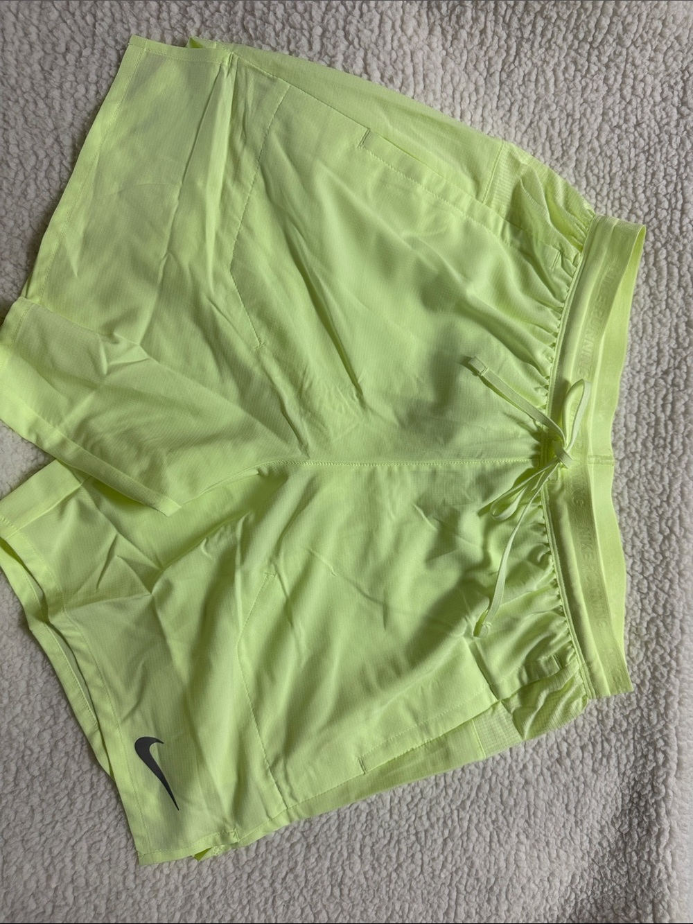 Nike men’s Neon Lime Athletic Shorts